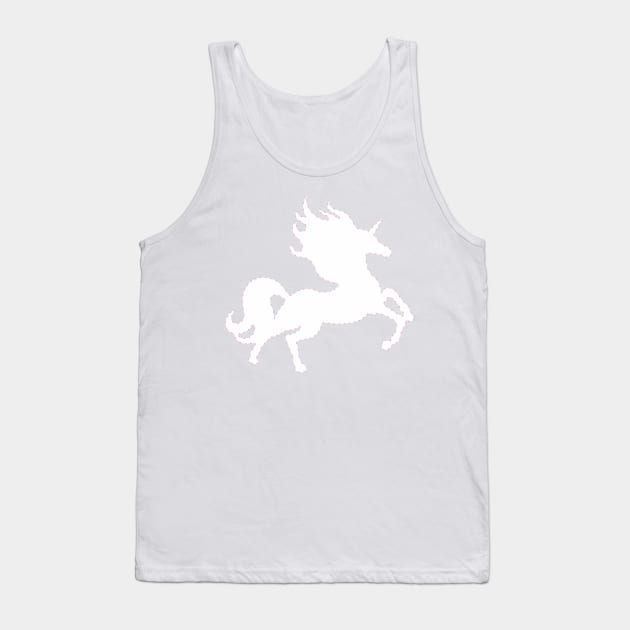 Invisible Pink Unicorn Tank Top by XOOXOO